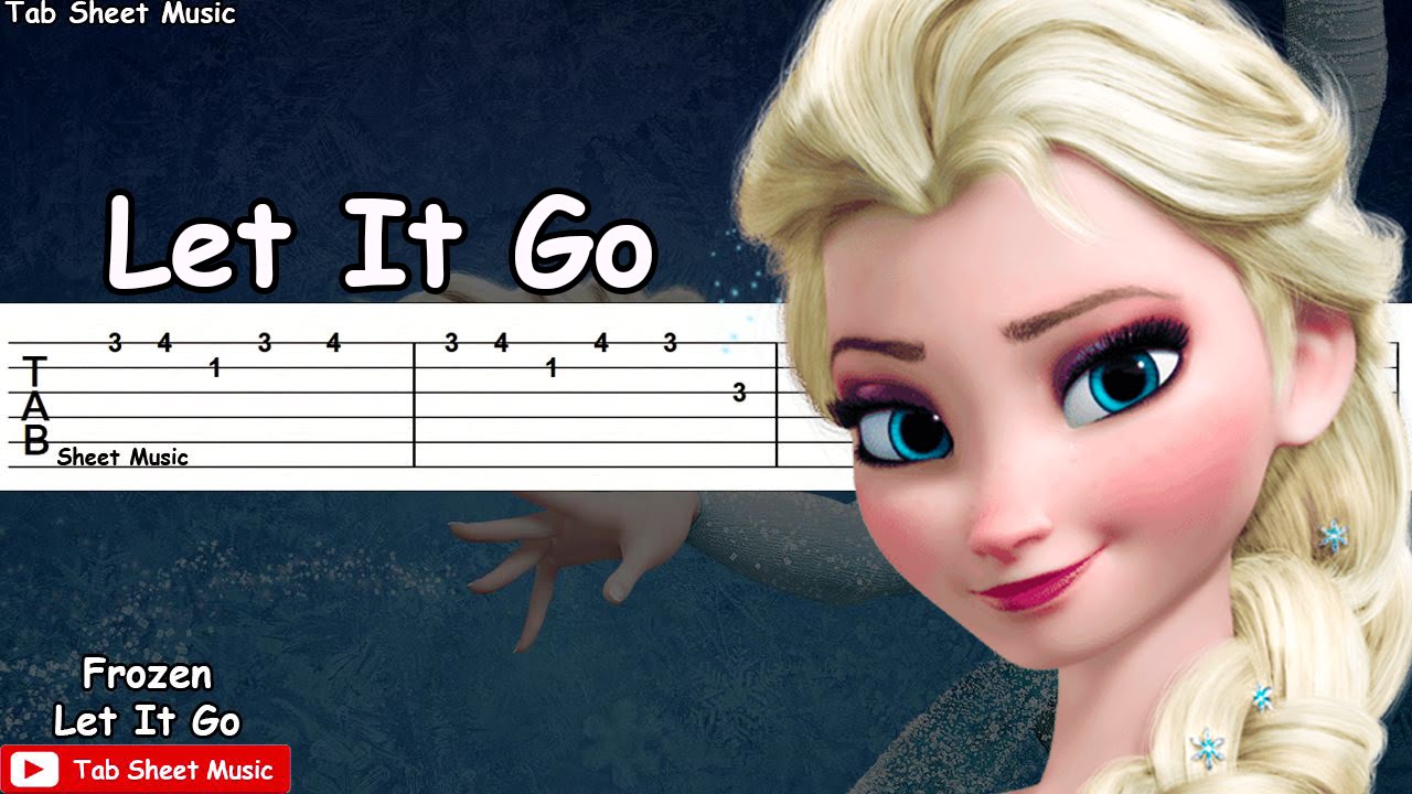 Frozen - Let It Go Guitar Tutorial - Youtube