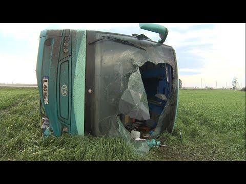 TV IALOMITA  Mărturii din autocarul răsturnat de tornadă