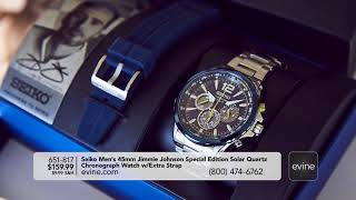 SEIKO Men's Jimmie Johnson Special Edition Watch_651-817 at Evine - YouTube