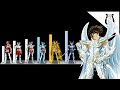 TODAS las Armaduras de Seiya, de la mas débil a la mas Poderosa - Caballeros del Zodiaco