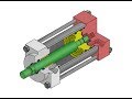 Пневмоцилиндр. Конструкция и принцип работы пневматического цилиндра