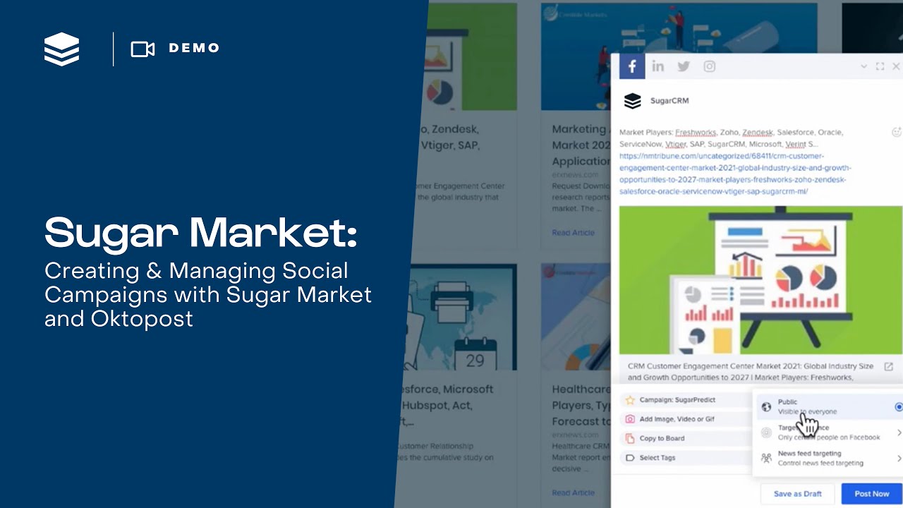 Andes ella es Interactuar Oktopost for Sugar Market | SugarCRM Module