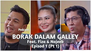 Podcast Borak Dalam Galley (Ep. 1)  Fiza dan Najeeb Dari Cabin Crew Ke MUA (Make Up Artiste)Pt. 1