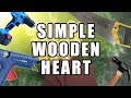 Simple wooden heart Simple wooden heart