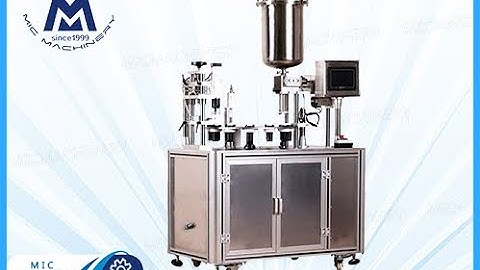 mascara filling machine: How Does Machine Fill gel Into the tube And Cap It Automatically.