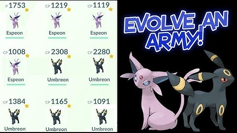 How to Evolve MULTIPLE Umbreon & Espeon in Pokémon GO!