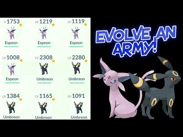 Pokemon GO Guide: How to Make Eevee Evolve into Umbreon and Espeon