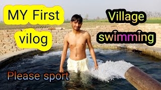 Swimming In Tubewell Water Pool In Village Tube Well Water Fun By Village Pendo Boystubewell