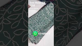 Semi Modal Silk For Orders WhatsApp 6374802610