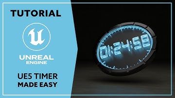 How to create a Timer Widget with Start - Stop triggers in Unreal Engine 5