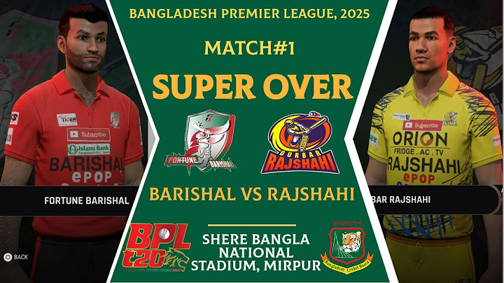 SUPER OVER | DURBAR RAJSHAHI v FORTUNE BARISHAL | HIGHLIGHTS | MATCH#1| DR v RAJ