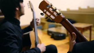Video thumbnail of "Stringscapes Guitar Duo - Lo Que Vendra (Piazzolla, Astor)"