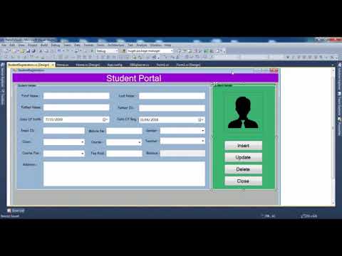 Part 3 VB.NET C_ Tutorial in Hindi _ Registration Form _Nano School Software Project