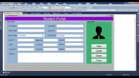 Part 3 VB.NET C_ Tutorial in Hindi _ Registration Form _Nano School Software Project