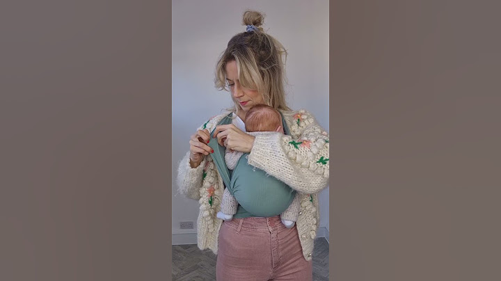 The Best Baby Sling? Izmi Breeze Baby Wrap! Leave it on, pop them in ✅️ IzmiBaby.com