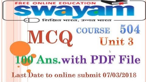 Block 504 Unit 3  MCQ All Correct Answers in ENGLISH with pdf file