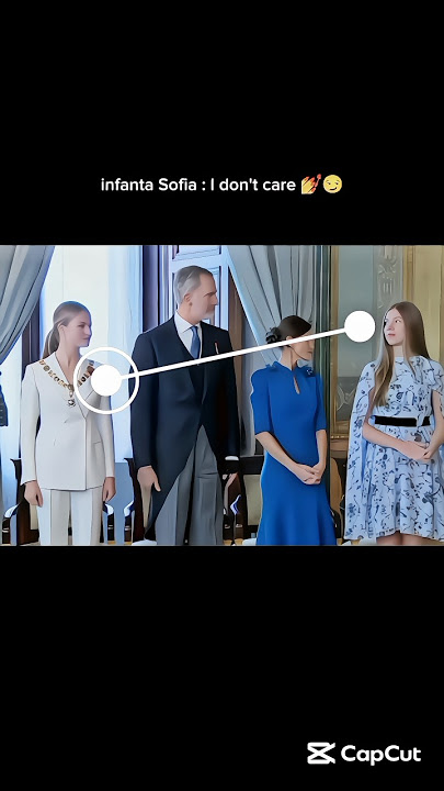 infanta Sofia's reaction #princess #king #history #shorts