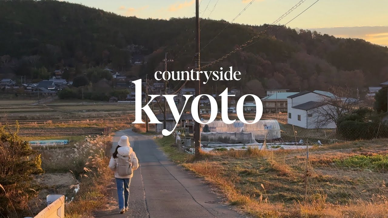 Exploring Kyoto’s Countryside | Rice Terraces, Woodfire Bath, Cozy Cafes & Slow Living | JAPAN VLOG