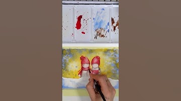 Try my fun and easy watercolor class on Skillshare! #watercolorpainting #watercolorforbeginners