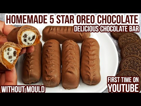 Homemade 5 STAR OREO CHOCOLATE without Mould Recipe