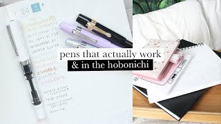 Pens That Actually Work in the Hobonichi Planners | Ariebea