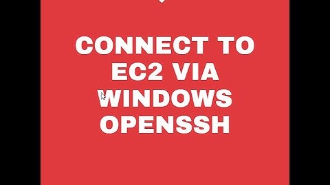 Login to AWS EC2 via Windows 10 OpenSSH, without Putty