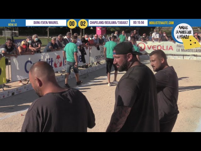 Miniature : Quart DURK vs CHAPELAND : Mondial la Marseillaise à pétanque 2020 - 31 août