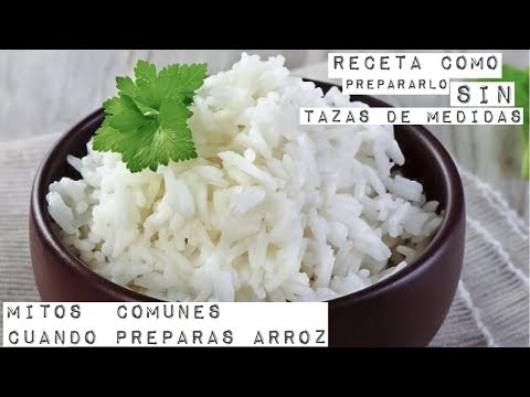 Arroz blanco para principiantes en la cocina / mitos ala ...