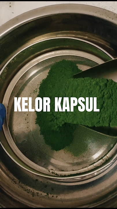 Dahsyatnya Kapsul Daun Kelor.