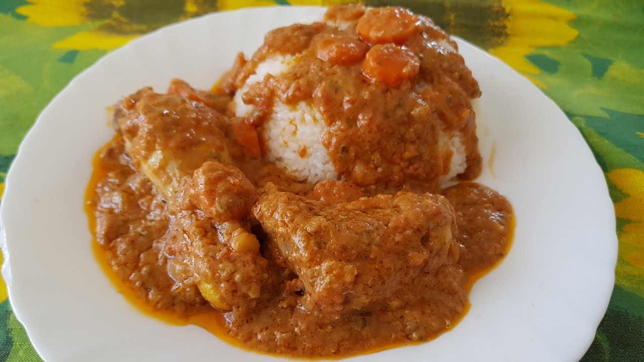 Meilleure recette du poulet au beurre de cacahuète(SOSO YA MWAMBA🇨🇩)