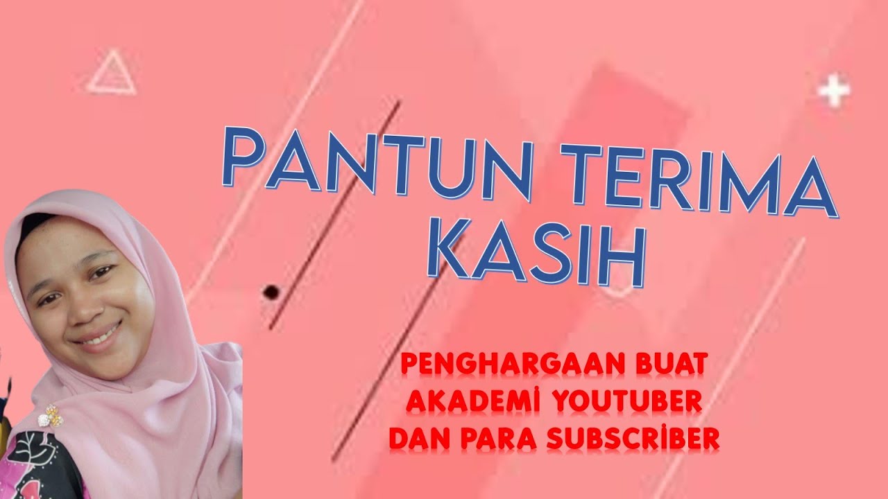 Pantun Terima Kasih Youtube