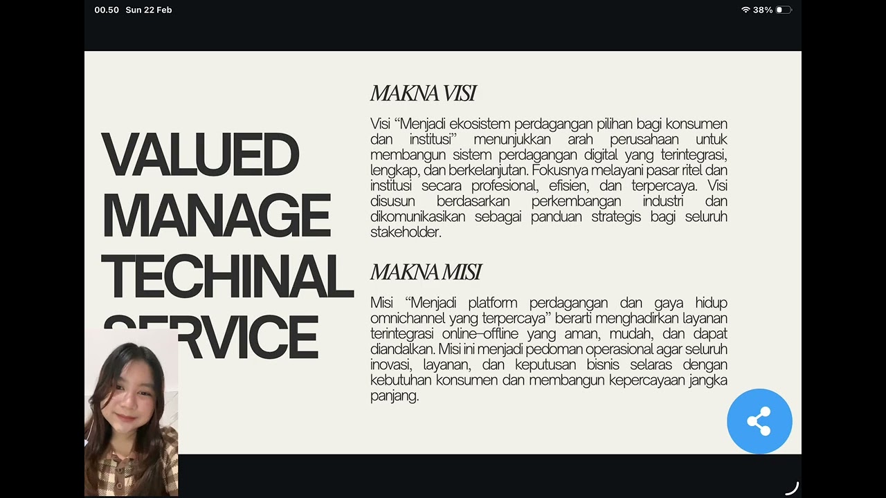 PRESENTASI MANAJEMEN STRATEGIK PT GLOBAL DIGITAL NIAGA TBK