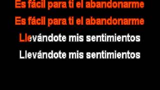 Angeles Azules ft Ximena Sariñana - Mis sentimientos (karaoke)