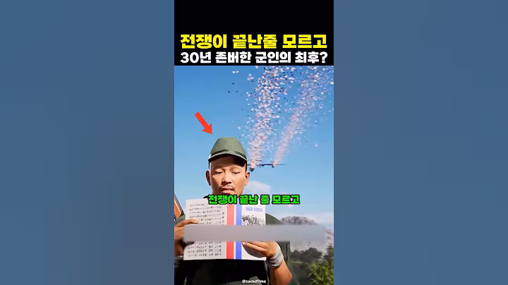 전쟁이 끝난줄 모르고 30년 존버한 군인?
