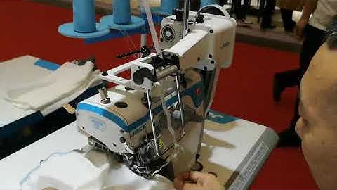 JACK Overlock Model E4S with Elastic attaching metering device