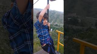 First Time Ziplining For A 5 Year Old Boy #ziplineadventure