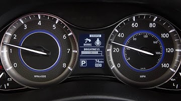 2017 INFINITI QX80 -  Instrument Brightness Control
