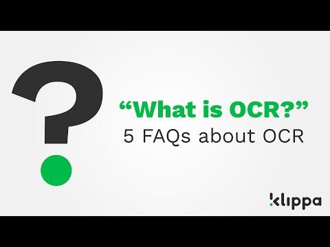 Video: Wat beteken dit om 'n dokument te OCR?