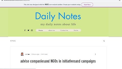 Creating a Blog on the Wix - Part 2