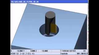 Appendix 2nd: Helical Interpolation (Thread Milling) in Milling Machine on X-Y plane
