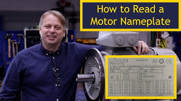 How to Read a Lönne Motor Nameplate (Tutorial)