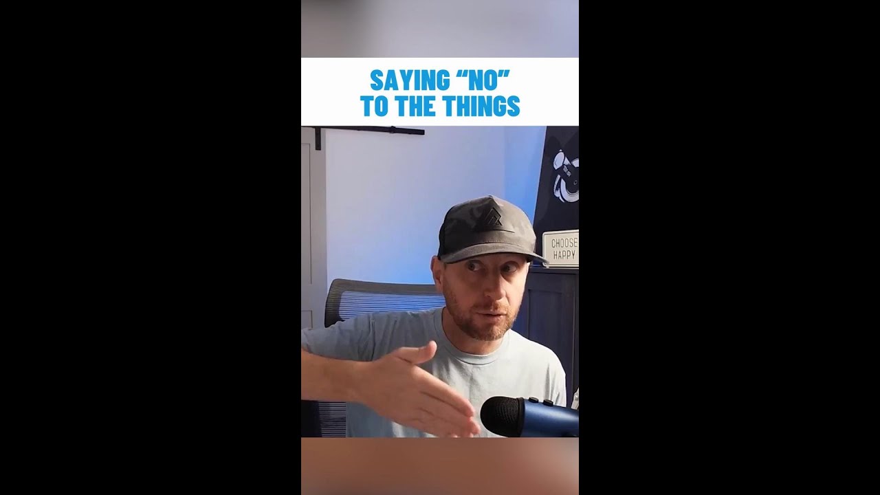 Saying “No” to the Things