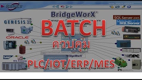 Batch ควบคุมPLC/MES/ERP/Database/IoT/Network