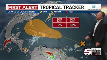 VIDEO: Disturbance monitored for potential tropical development in Atlantic