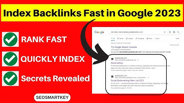 Index Backlinks Fast In Google - Backlink Index kaise kare? !! How to Index Backlink Fast!! 2023 🔥