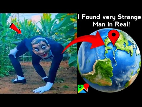 I Found strange man on google earth 🌎 in real life #googleearth#vairalvideo#googlemap