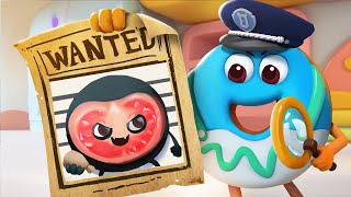 Yummy Foods Family Ep 9 - Police Donuts Search Mission - Who‘s the Thief | BabyBus TV - Kids Cartoon