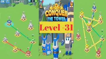 Conquer The Tower 🗼 Level -31|| gameplay walkthrough || mobile game (Android iOS)statistical game 🎮
