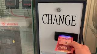 Micro Change pénzváltó automata - YouTube