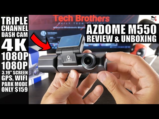 I Tried 3 In 1 Dash Cam!! - AZDOME M550 DASH CAM  Installation, Review and  Video Sample 